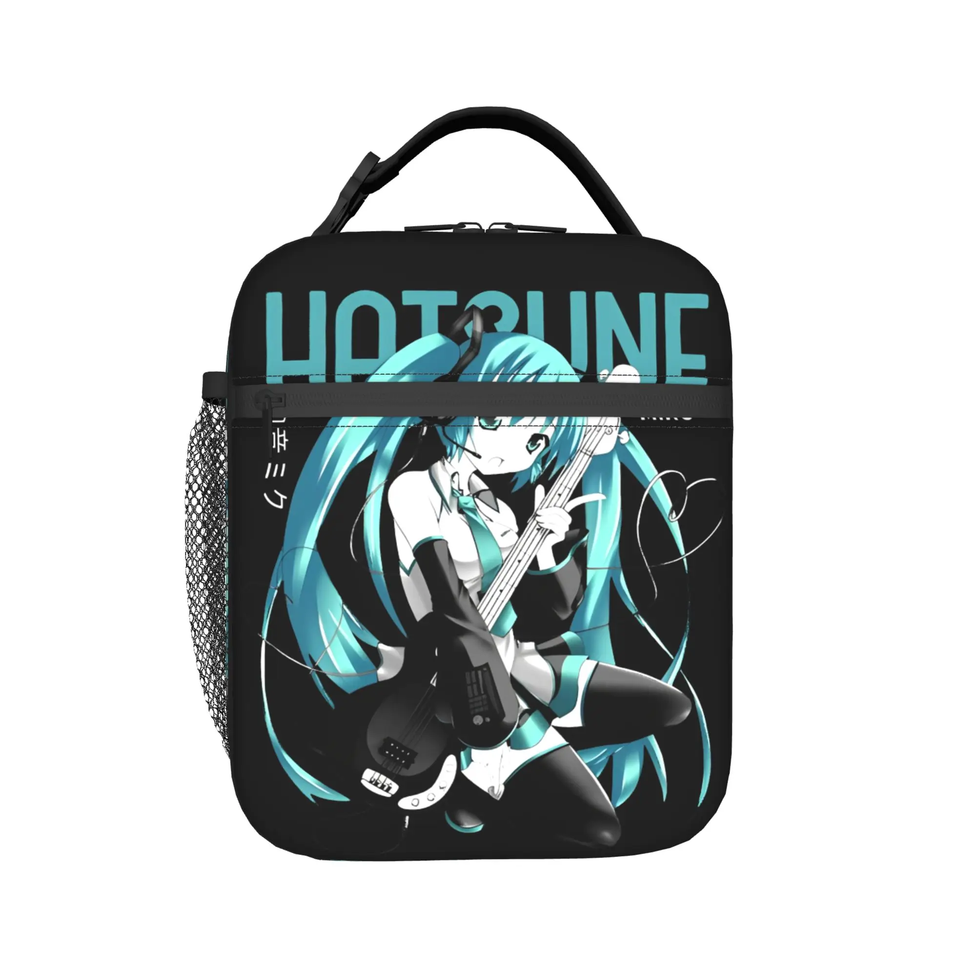 

Hatsune Miku Thermal Insulated Lunch Bags for Work Portable Food Bag Men Women Cooler Thermal Lunch Boxes