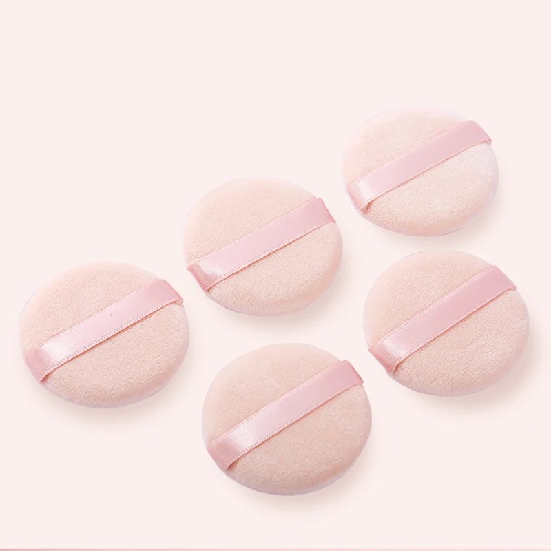 Professional Round Shape Portable Facial Powder Foundation Puff Soft Cosmetic Puff Makeup Foundation Sponge Beauty Tool