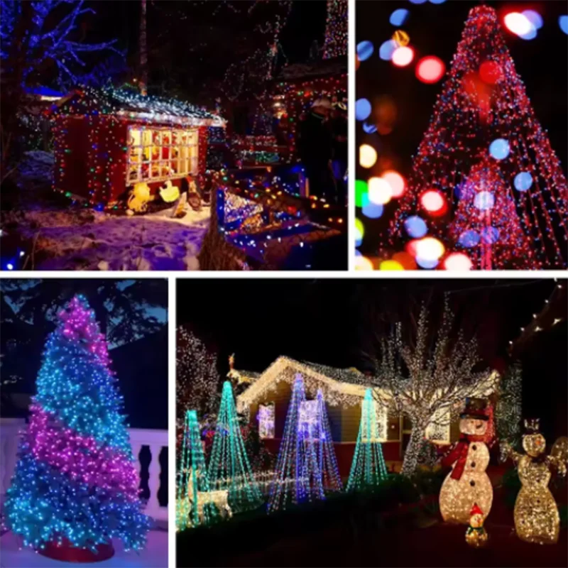 سلسلة led USB LED سلسلة أسلاك نحاسية أضواء USB حلم اللون الجنية أضواء بلوتوث الملونة المنزل شجرة عيد الميلاد ديكور الزفاف