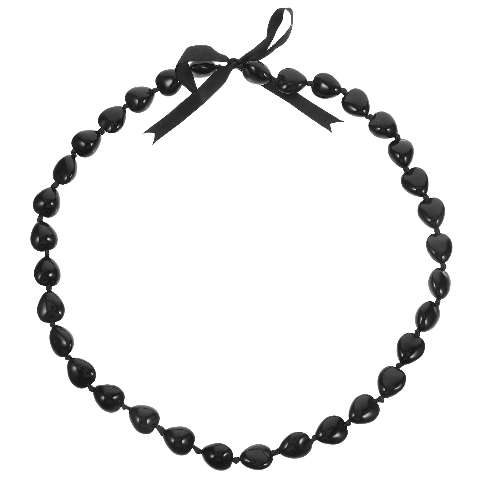 Collana di perline acriliche Decorazioni per la laurea per feste Adulti Gioielli avanzati Collane Ciondolo Fiore Lei Miss