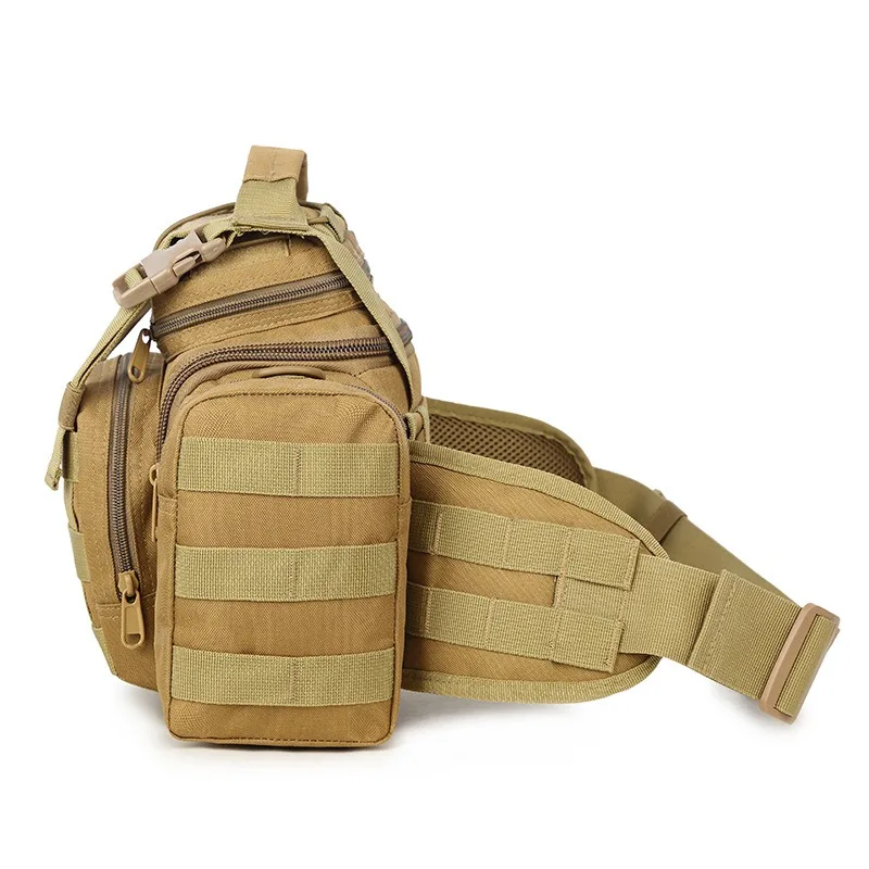 Men's Tactics Bag Waist Pack Fanny Pack Molle Bag High Quality Nylon Belt Pocket Outdoor Hiking Messenger Bag