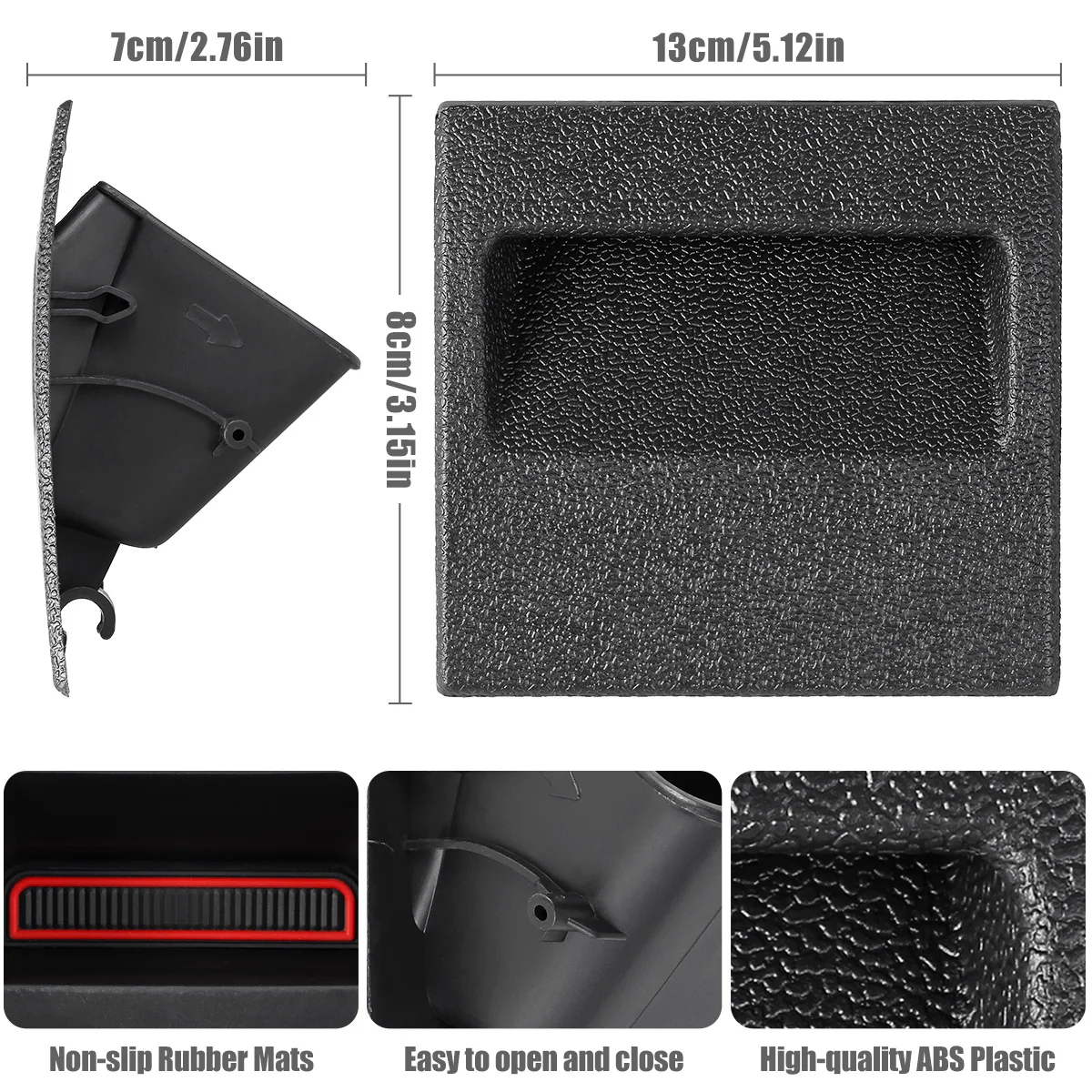 Fuse Box Coin Container Fit for Subaru XV Crosstrek Forester Outback Legacy Impreza WRX STI Plastic Car Inner Storage Box