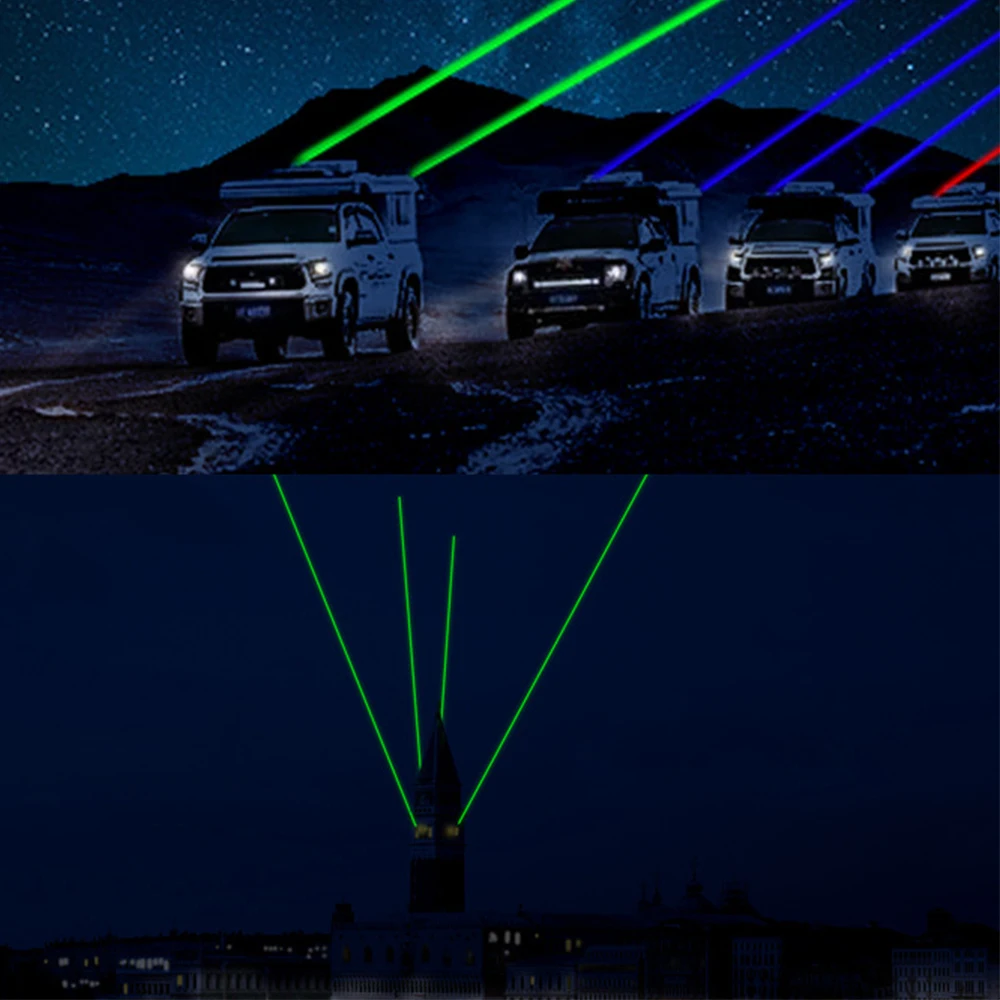 Car laser spotlight, laser light pilot light, warning light highway safety reminder truck motorcycle light