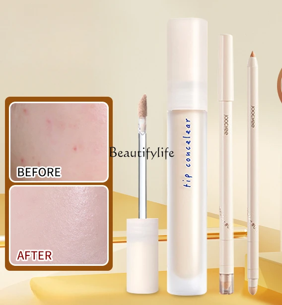 Liquid Concealer for Dark Circles, Tear Groove Pen, Crouching Silkworm Light Concealer, Lasting Cover, Artifact