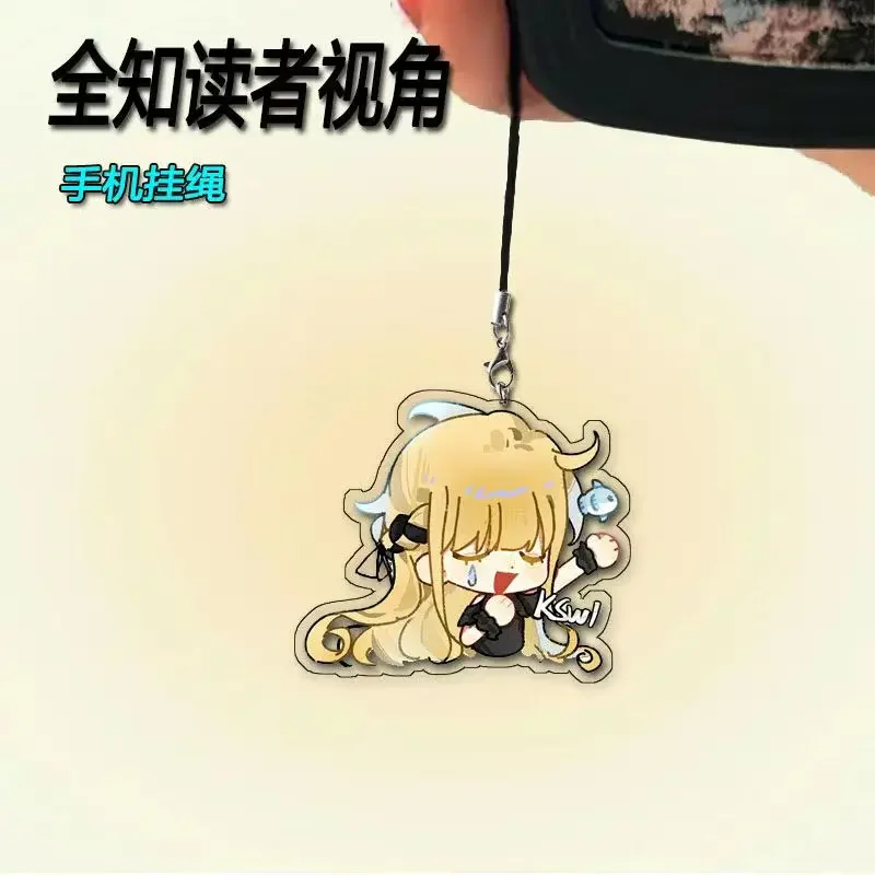 ORV Omniscient Reader's Viewpoint Kim Dokja Yoo Joonghyuk Acrylic Phone Charm Chibi Keychain Key Bag Pendant Clothing Accessorie