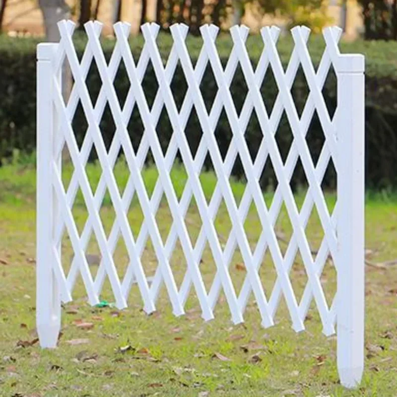 Outdoor Anti-Rot Fence Guard Solid Wood Grid Plant Stand Indoor Pet Barrier Adjustable Design Fence Flexible Garden Layout