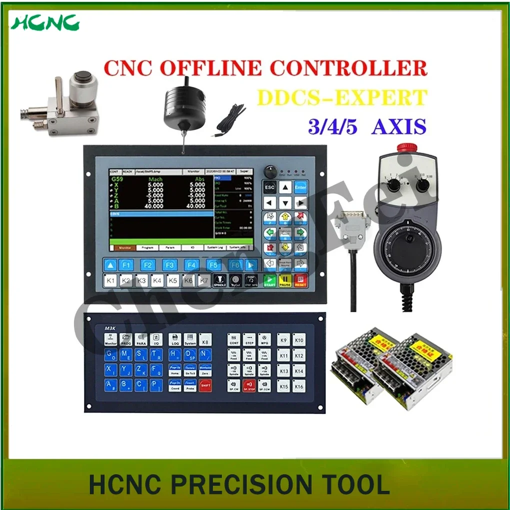 

DDCS EXPERT/M350 3/4/5-axis CNC offline controller Z-axis 3D probe supports closed-loop stepping/ATC, replacing DDCSV 3.1