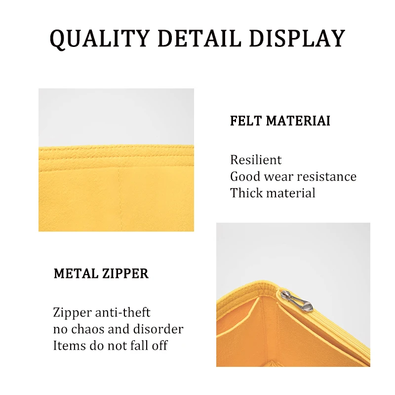 Light Weight Bag Organizer Insert For Saintleger Backpack Three-dimensional Felt Inner Liner Support Bag Inside Items Neatly