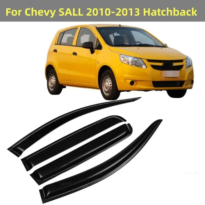 

For Chevy SALL 2010 2011 2012 2013 Hatchback Car Window Visor Sun Rain Deflector Guard Awnings Shelter Trim Exterior Accessories