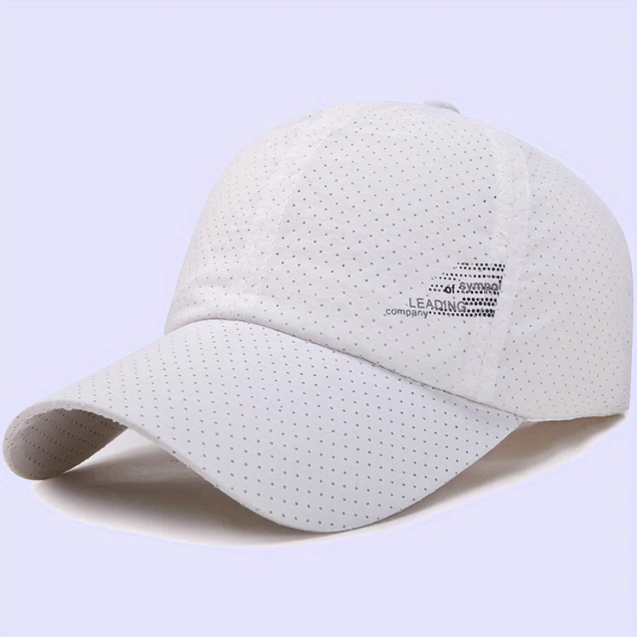 

Unisex Breathable Quick Drying Baseball Cap Adjustable Casual Hat with Letter Print for Spring And Summer Outdoor Sunscreen