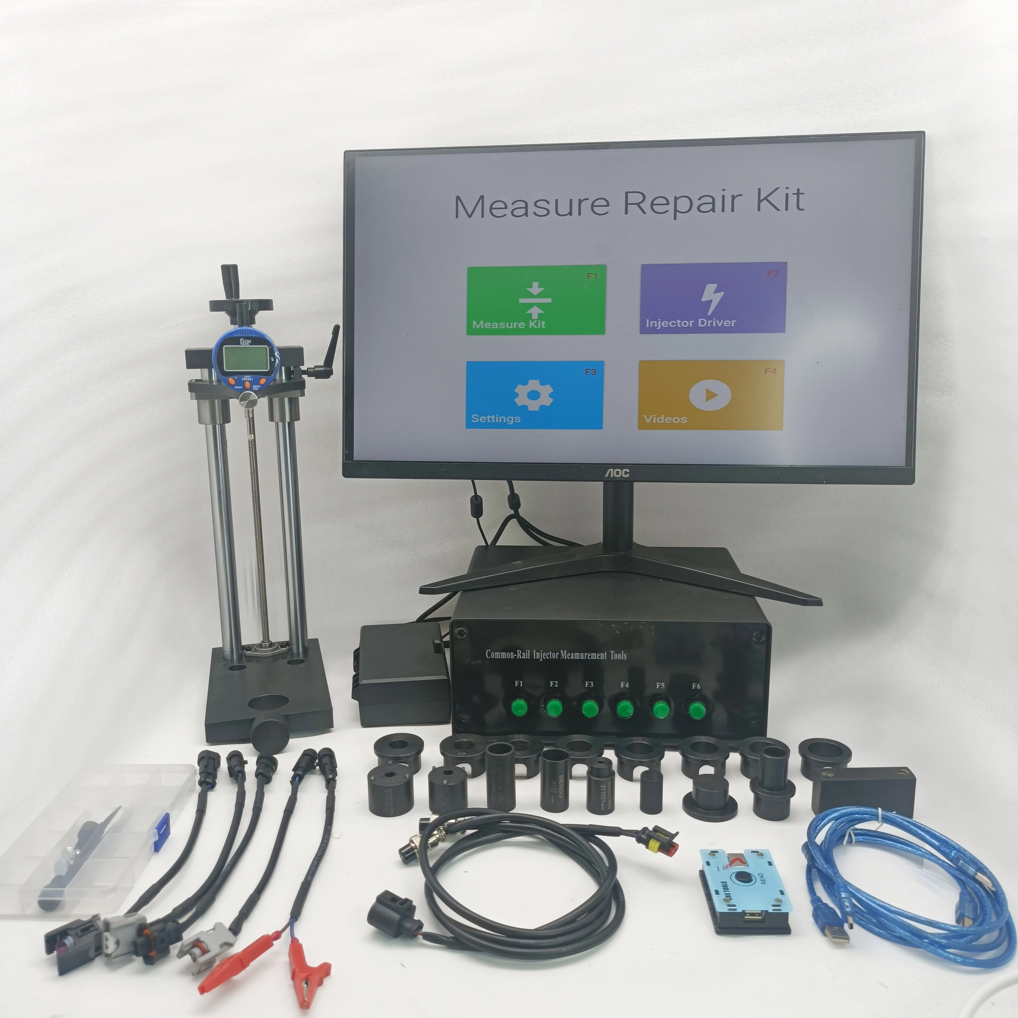 

CRR920-C Stage 3 Electric Steel Automotive Diagnostic Analyzer Tool Kit Common Rail Injectors Repair Cars Trucks Newest English