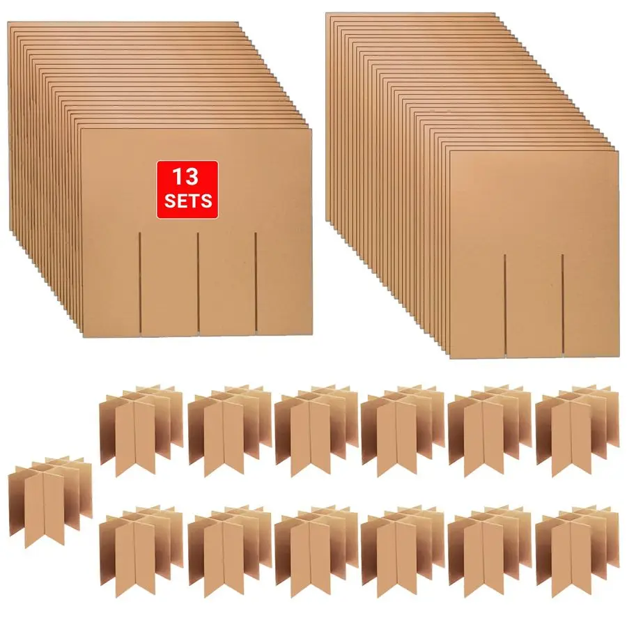 

Sets Moving Box Glasses Divider Kits Cardboard dividers fit boxes about 16 x 12 x 12 inches for Kitchen Dish Packing Wine Glassw