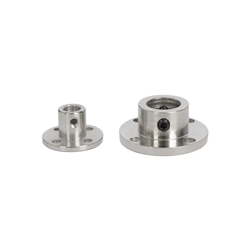 Rigid Flange Coupling 3/4/5/6/8/10/11/12mm Bore for Guide Shaft Support Motor Shaft Connection