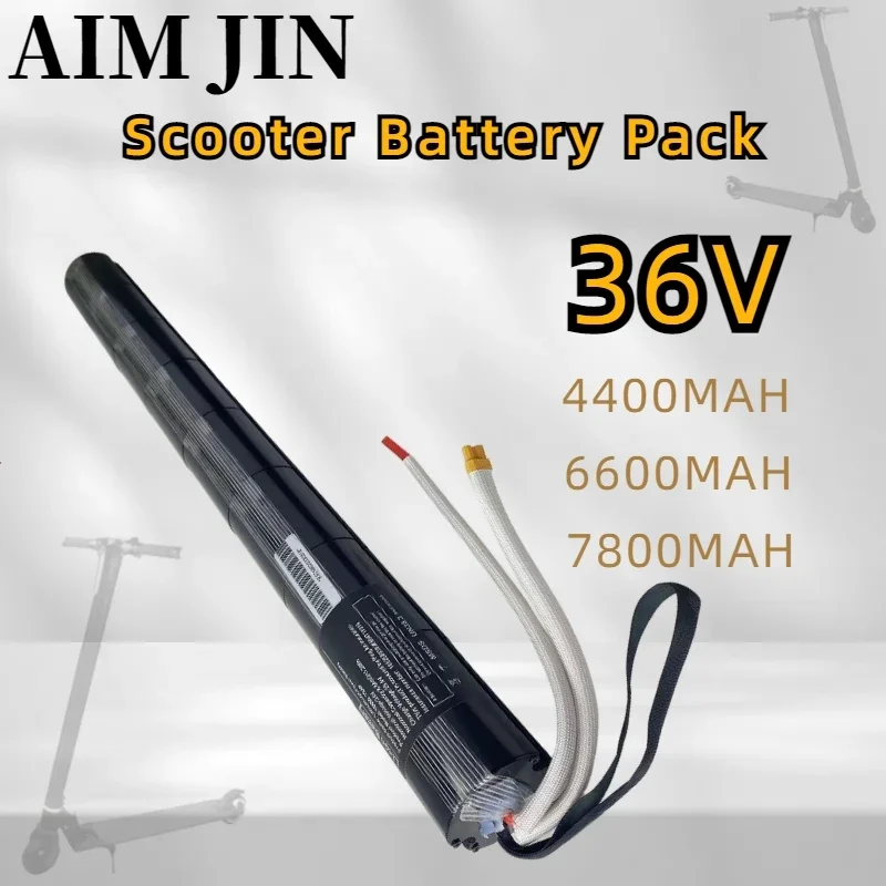 

100% New 36V 4.4/6.6/7.8ah 18650 Lithium Battery Pack With BMS For Carbon Fiber Scooter