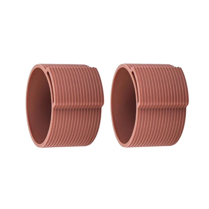 2 pçs manual moedores café silicone manga substituição acessório da máquina café transporte da gota
