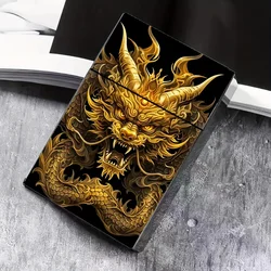 Dragon Lion Eastern Totem Ladies Cigarette Case, Snap, Perfect for Holiday or Birthday Gifts