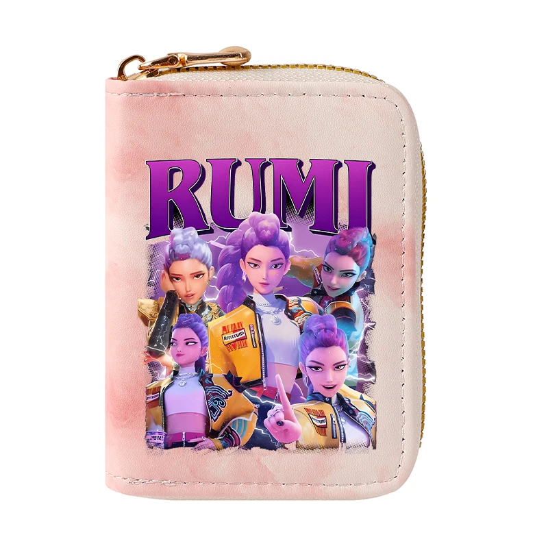 محفظة KPop Demon Hunters الملونة المقاومة للماء، محفظة بدون قذرة، سعة كبيرة، متعددة الوظائف، محفظة للعملات المعدنية، هدية عيد ميلاد لصديق #6