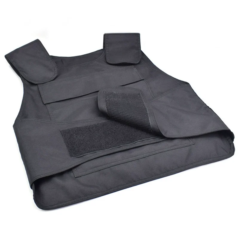 Stab‑Resistant Protective Vest, Full Hook‑Loop Fastener Design, High Manganese Steel Inner Core for Personal Safety Protection