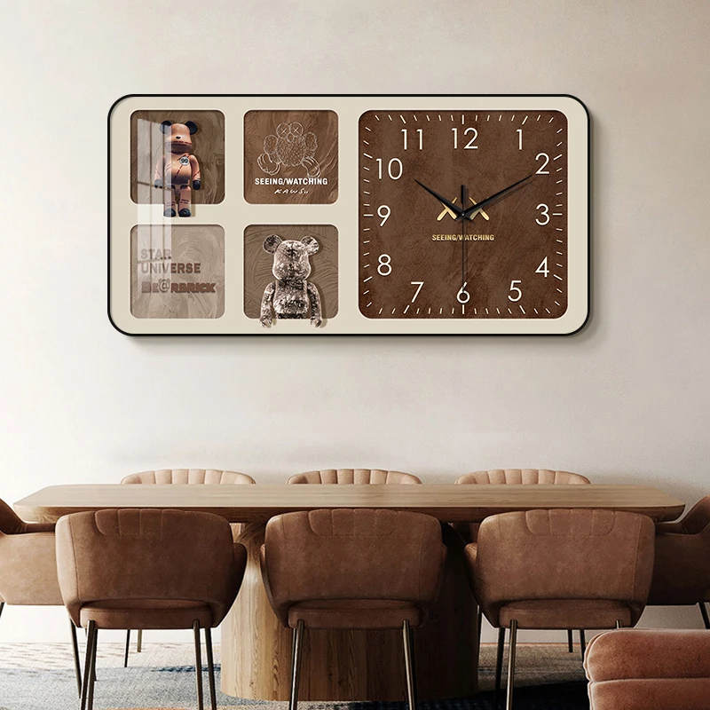 

Modern Living Room Wall Clocks Decoration Electronic Luxury Silent Wall Clocks Art Mural Simple Design Home Decor Wandklok LLWC