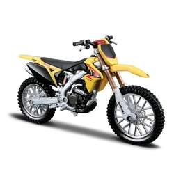 Bburago 1:18 Suzuki RM-Z450 Veículos fundidos estáticos colecionáveis modelo de motocicleta brinquedos