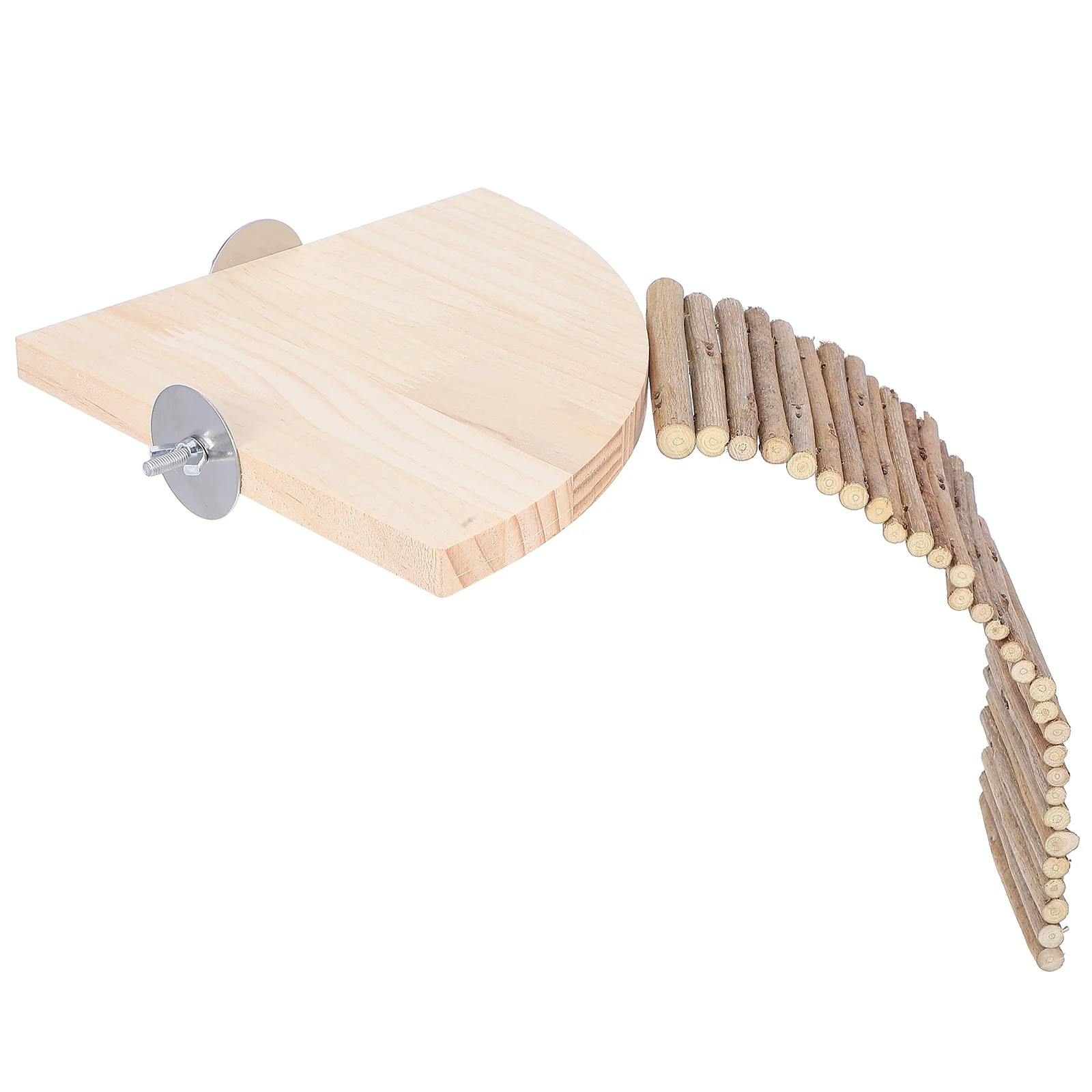 

Pet Natural Wood Hamster Climbing Platform Ladder For Small Animals Dwarf Rabbit Guinea Pig Chinchilla Activity Playset