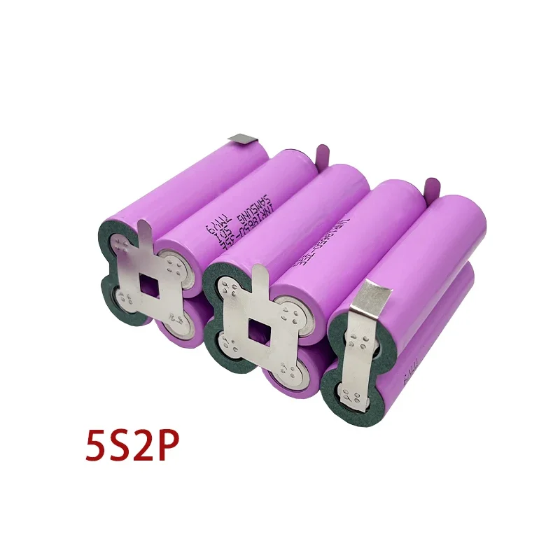 3S1P 3S2P 4S2P 4S1P 5S1P 5S2P 6S1P 8.4V 3.7V 10.8V 16.8V 18V 35E battery pack 18650 3500mAh battery for 18V screwdriver battery