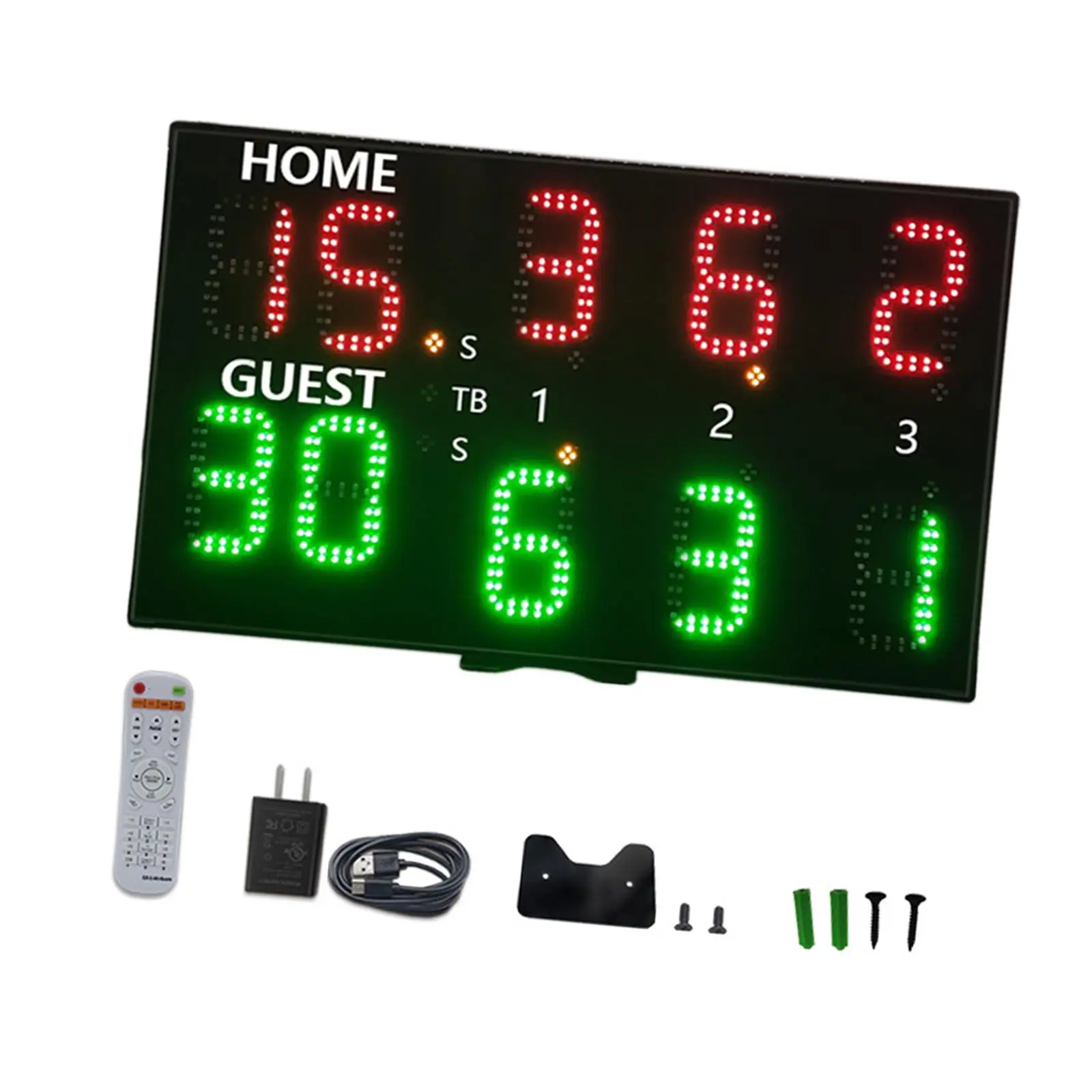 

Electronic Scoreboard Scorekeeper Digital Scoreboard Table Top Score Keeper for Games Softball Table Tennis Baseball Basketball