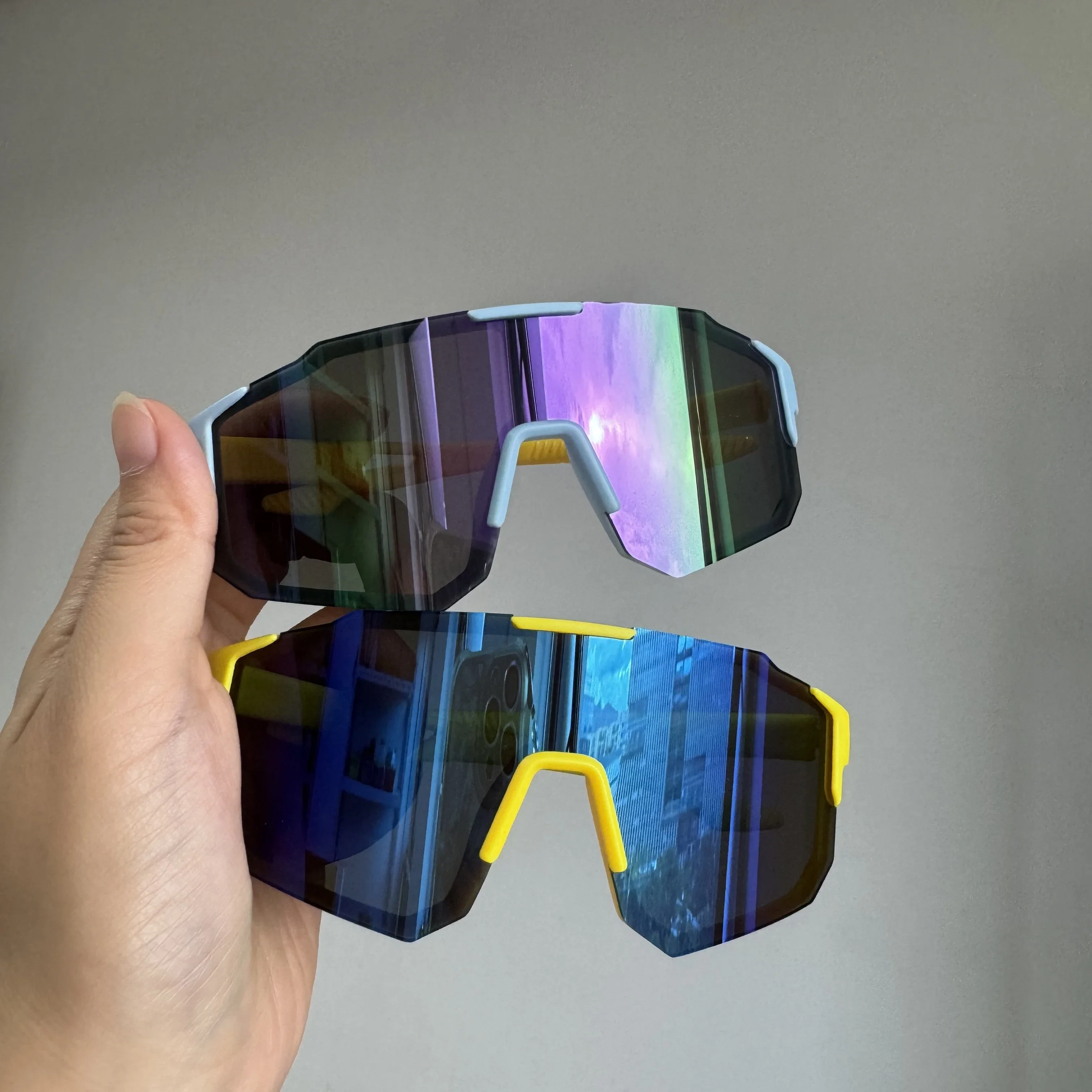 2025 neue Ankunft Mode Outdoor Kinder Brille Quadratischen Rahmen Radfahren Sonnenbrille Winddicht UV Beständig Kunststoff Brillen – Detail 2