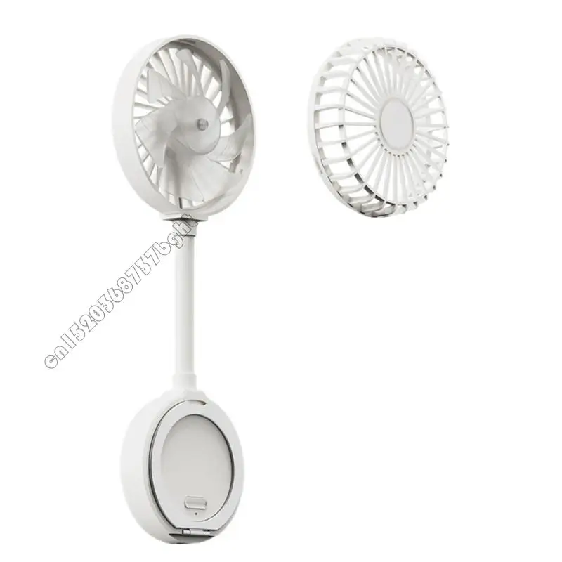 

Магнитная аттракция небольшой вентилятор USB C Складный портативный перезаряжаемый мини -портативный ручной