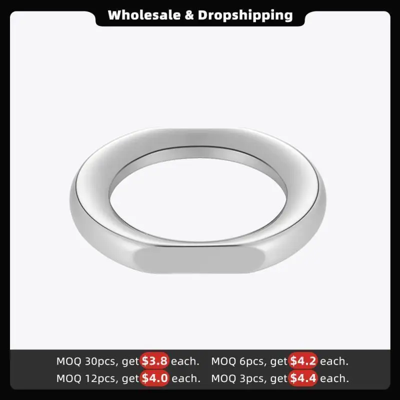 ENFASHION New In Rings For Women Anillos Mujer Stainless Steel Simple Architect Ring Gold Color Fashion Jewelry Party R214167