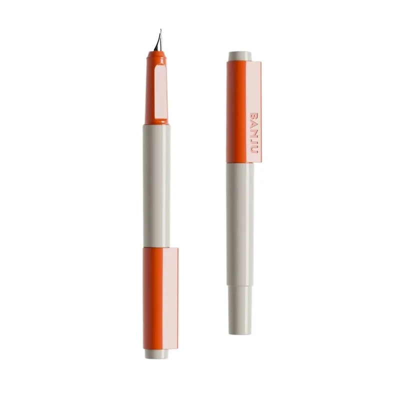 

New Patern BANJU TIBO Fountain Pen EF F Hooded Nib Ink Pens Can with Ink Absorber School Stationery Supplies Business Write Gift