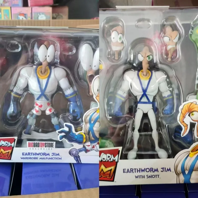 New Arrival Authentic Earthworm Jim 2 Scale World 1/12 Psy Crow Bob Killer Action Doll Worm Bodys Psy Crow Killer Collected Toy