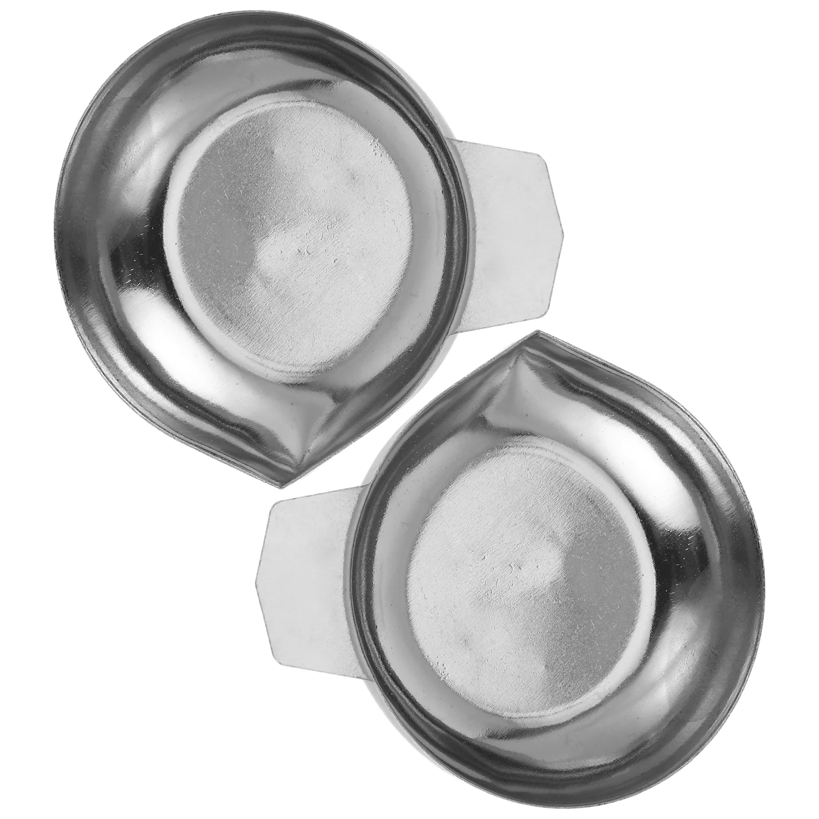 

2 Pcs Reloading Diamond Weighing Pan Powder Electronic Scale Tray Measuring Cups