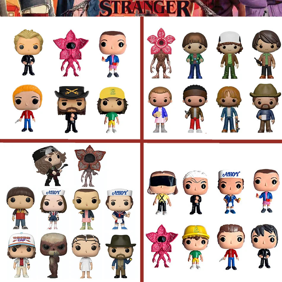 Hot Sold Anime Strangers Figure Jane Ives/Will Byers/Mike Wheeler Action Figure Cosplay Vinyl ornament Figures Toy Birthday gift