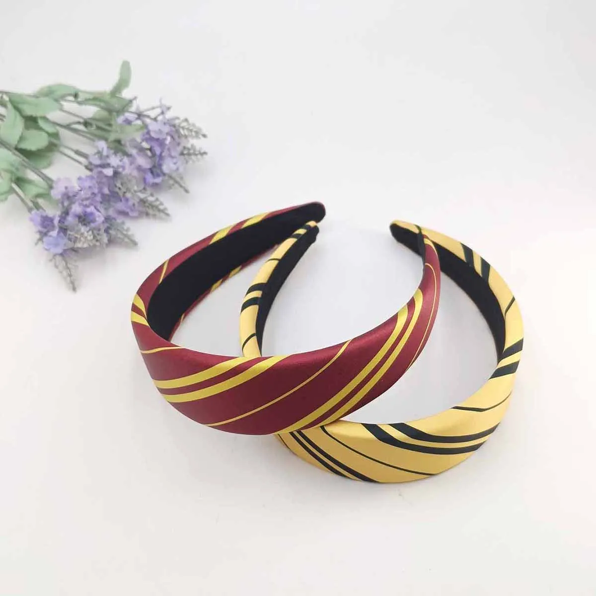 1/4 PCS Magic College Wizard Slytherin Kostüm Cosplay Stil Vintage Haarband Gestreift Mädchen Seide Stirnband Zubehör – Detail 8