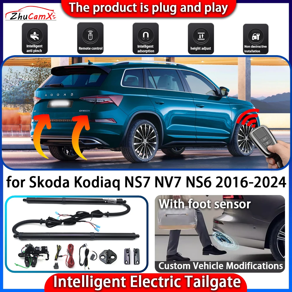 Smart Powered Tailgate System for Skoda Kodiaq NS7 NV7 NS6 2016-2024 Automatic Intelligent Electric Trunk Lift Control Kit