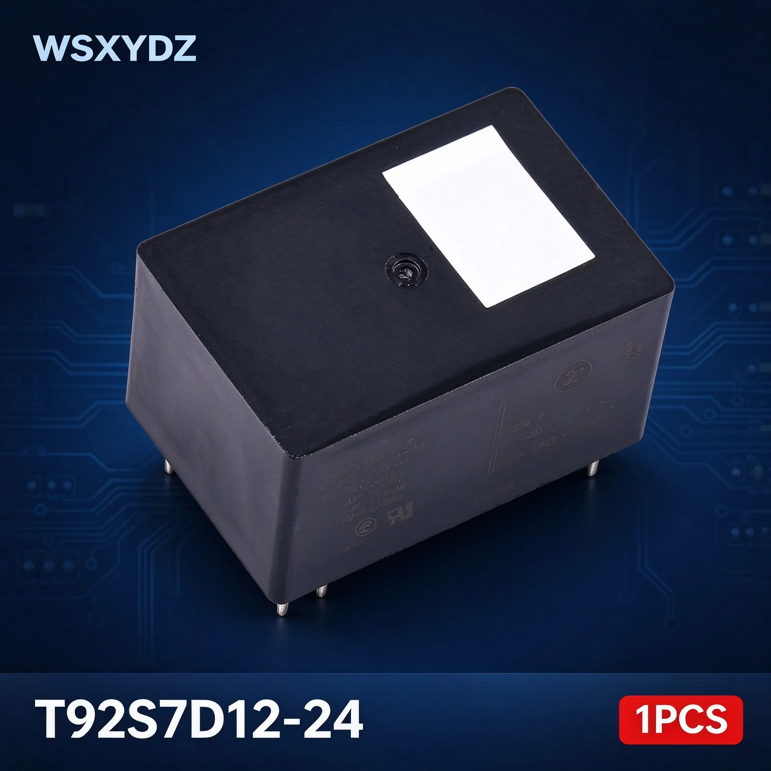 1PCS T92S7D12-24 TE Potter & Brumfield T92 Power Relay 24VDC Coil 40A 2 Form A SPST-NO 277VAC PCB Through Hole New Original