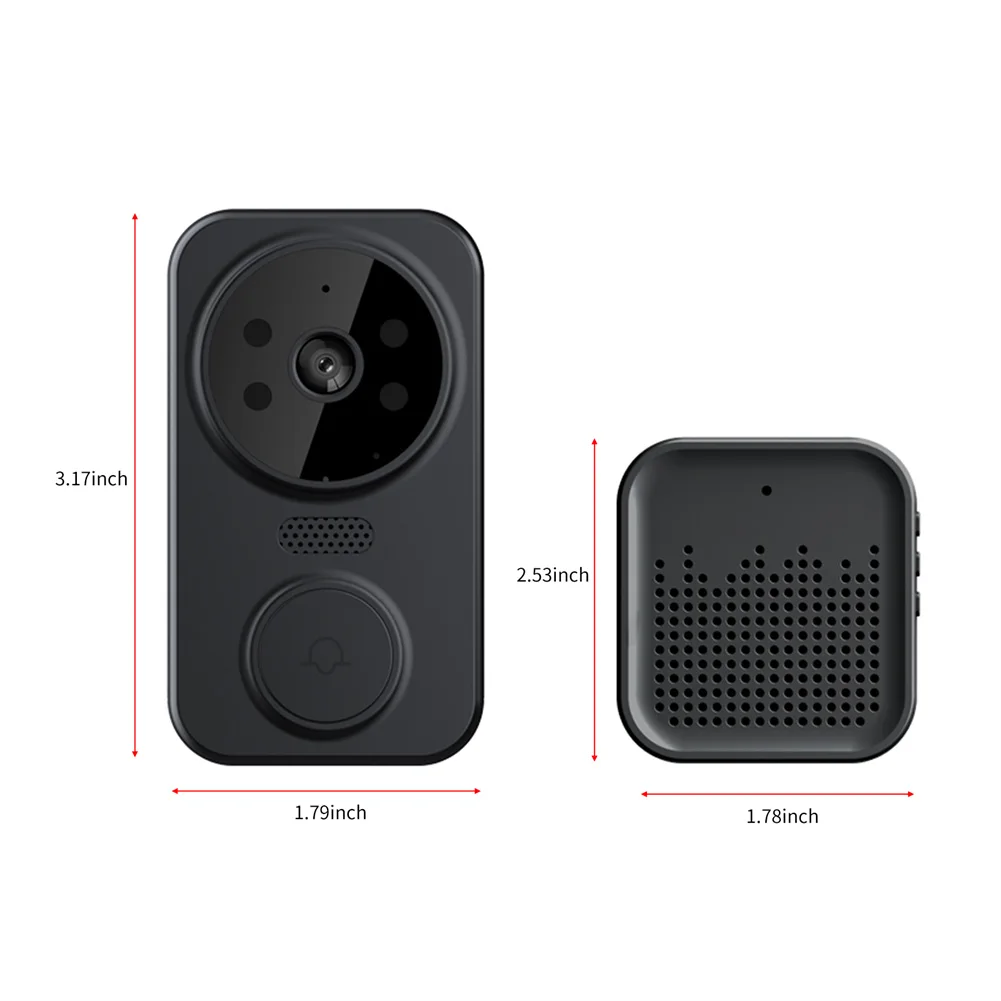 Wireless Doorbell WiFi Outdoor HD Camera Security Door Bell Night Vision Video Intercom Voice Change Home Monitor Door For Phone