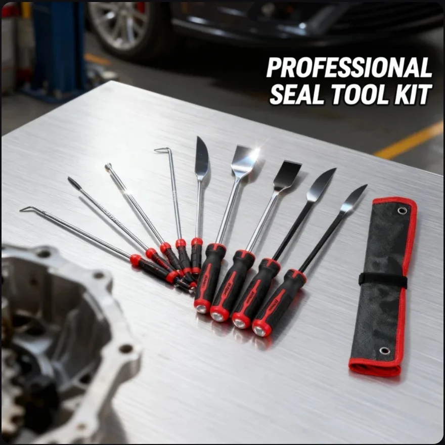 

Apollo Steel Oil Seal Pliers & Suction Rods Set Pick Hook Set Car Auto Oil Seal/O-Ring Seal Cleaning Auto Maintenance Tools