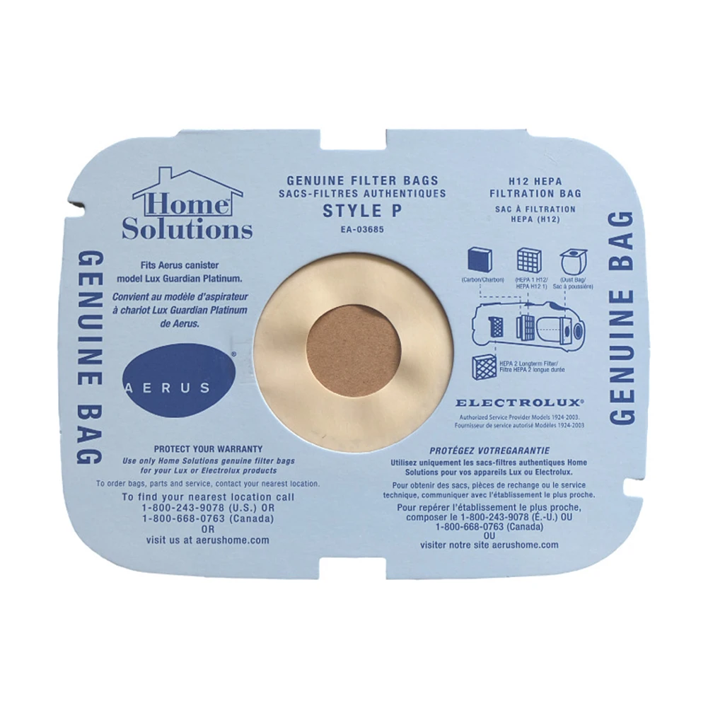 真空バッグ-ダストバッグ-掃除機-5個-5x-アクセサリー交換用-aerus-キャニスターモデル用-実用的で便利