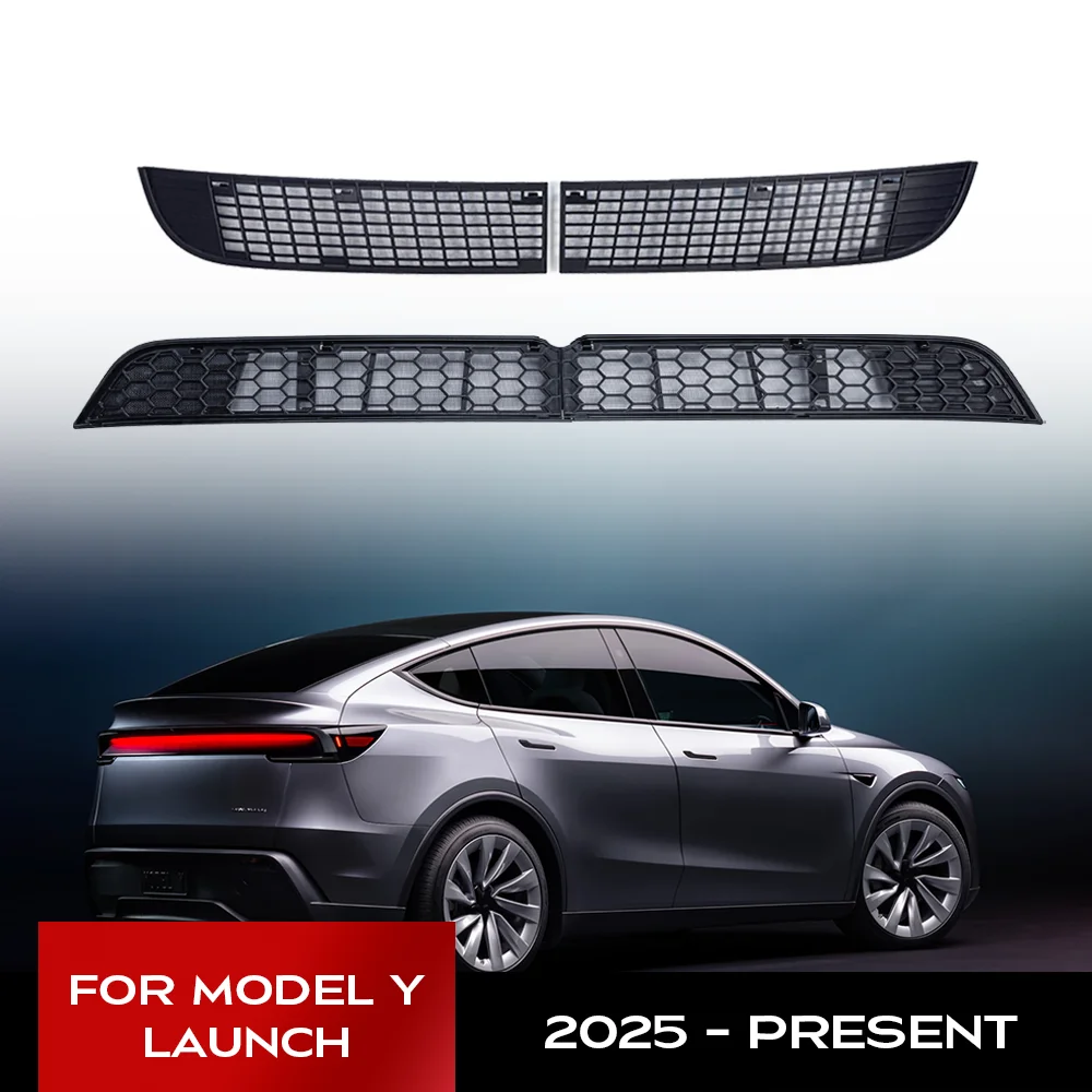 For Tesla Model YL Y L / Y 2026 Launch Juniper Inner Vent Grille Lower Bumper Anti Insect Net Air Inlet Anti Dust Proof Cover