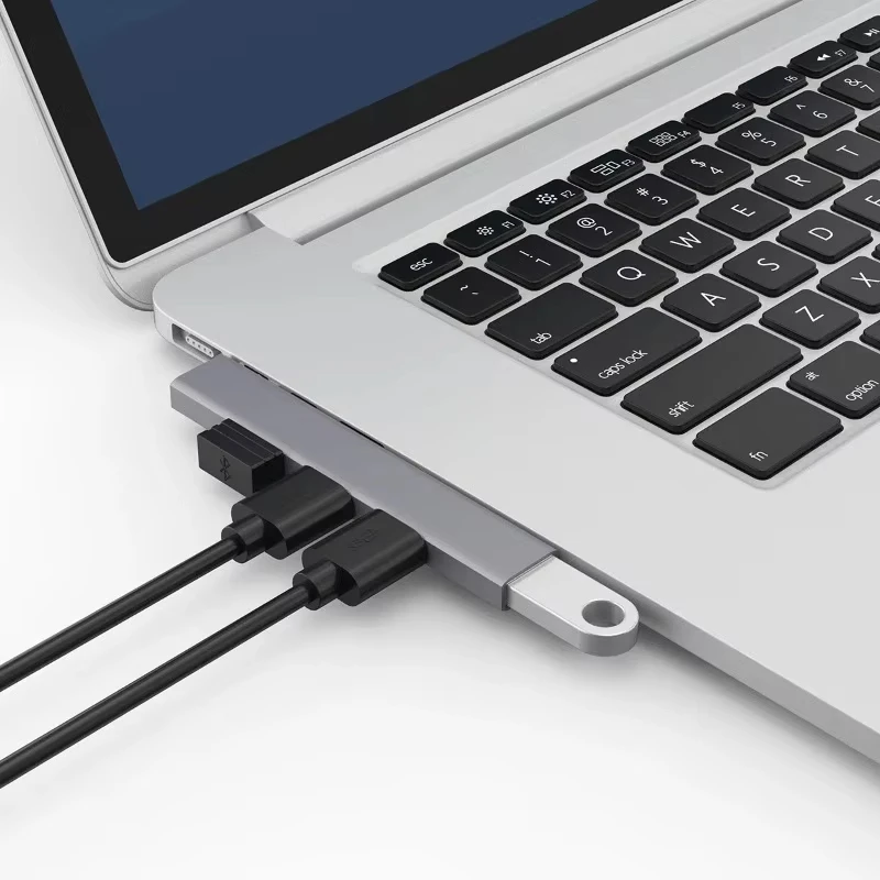 【4 منافذ USB 3.0】محول USB C Hub، محول OTG من النوع C إلى USB Splitter، التوصيل والتشغيل لأجهزة الكمبيوتر المحمول MacBook Phone Tablet Hot #4