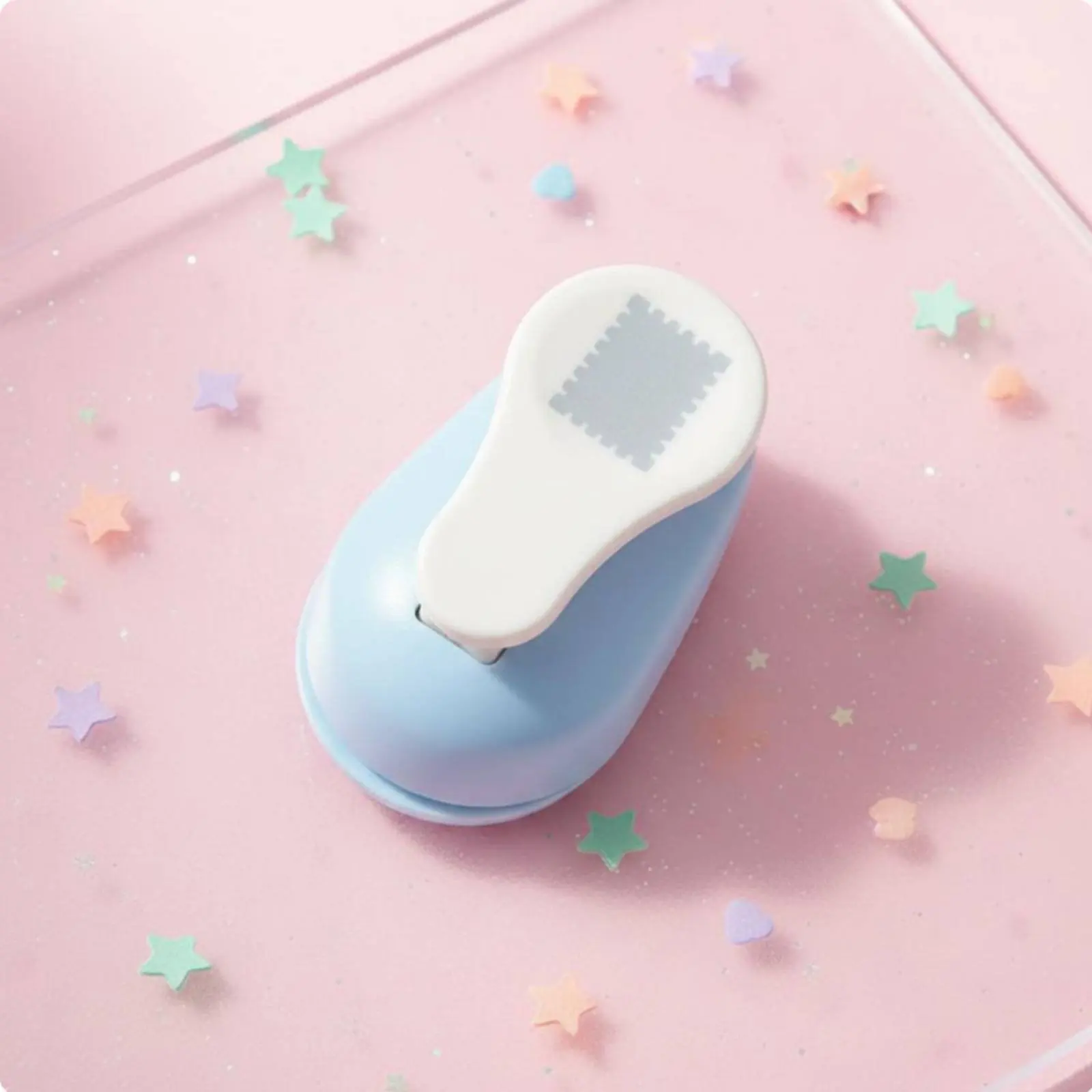 

Postage Stamp Cutter Portable Stamp Shape Paper Cutter Scrapbooking Hole Cutter Precise Positioning Decorative Border Puncher