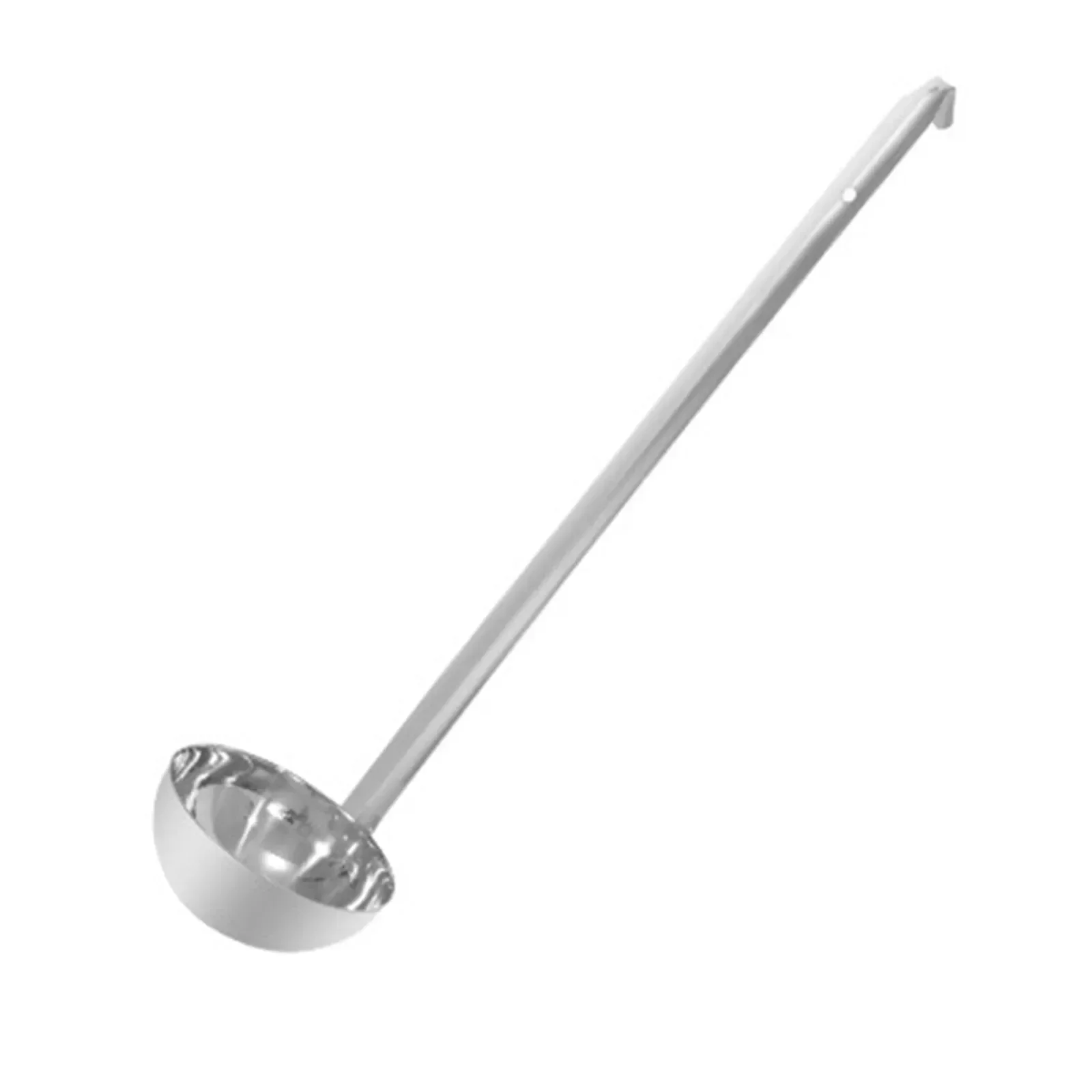 Stainless Steel Ladle Spoon  Long Handle Cooking Ladle  Suitable for Sauce  Soup  Gravy  and Stew  Comfortable Grip