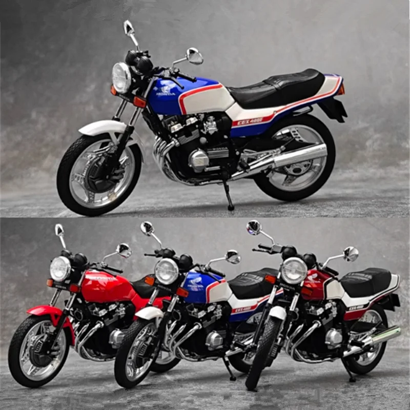 1:12 هوندا CBX400F سبيكة سباق نموذج دراجة نارية Diecasts الشارع عبر البلاد دراجة نارية رياضية نموذج محاكاة عالية الاطفال هدية