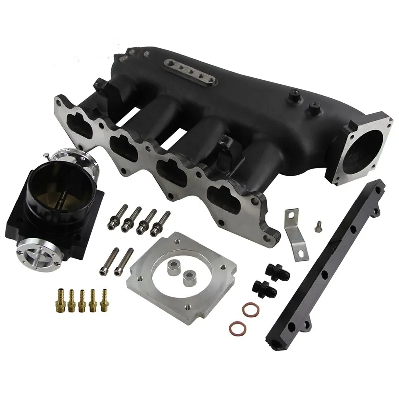 Performance Cast Aluminum Intake Manifold For EVO 4 5 6 7 8 9 4G63T