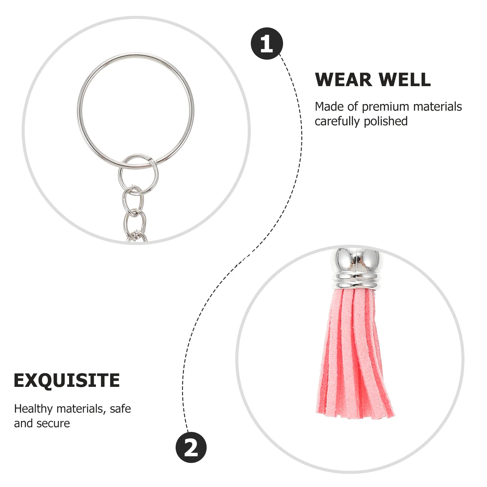 

1 set Heat Transfer Blank Keychain Sublimation Diy Pendant For Car Hanging Decor Craft Supplies Jewelry Making Tools