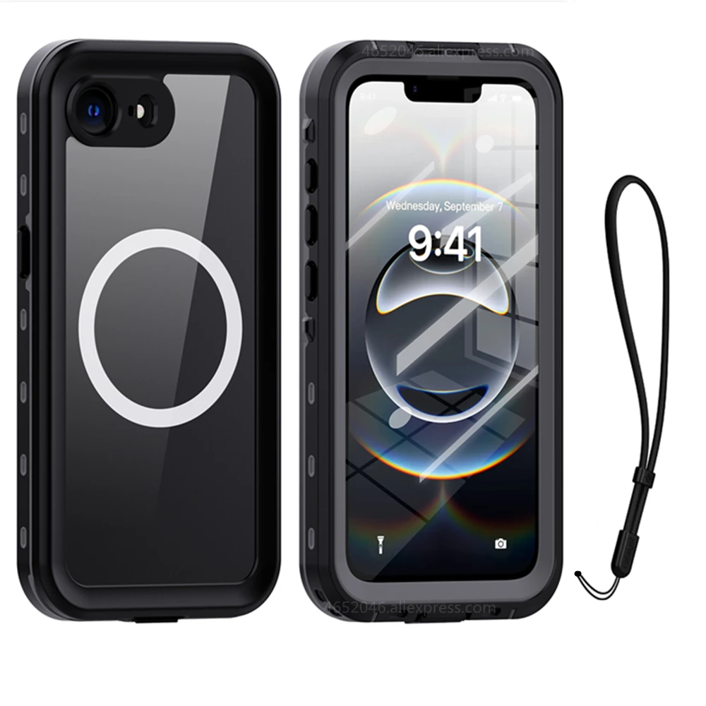 IP68 Wasserdicht Für Magsafe iPhone 16e 2025 16 17 Pro Max Plus 15 14 13 Telefon Fällen Staubdicht Schutz magnetische 360 Volle Fall
