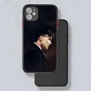Casing Ponsel Penutup Mata Runcing Thomas Shelby Potdemiel Matte Transparan untuk 16 15 iPhone 12 11 13 Pro Max X XR X Penutup Belakang 12 penutup mata kelingking penjualan terbaik - №