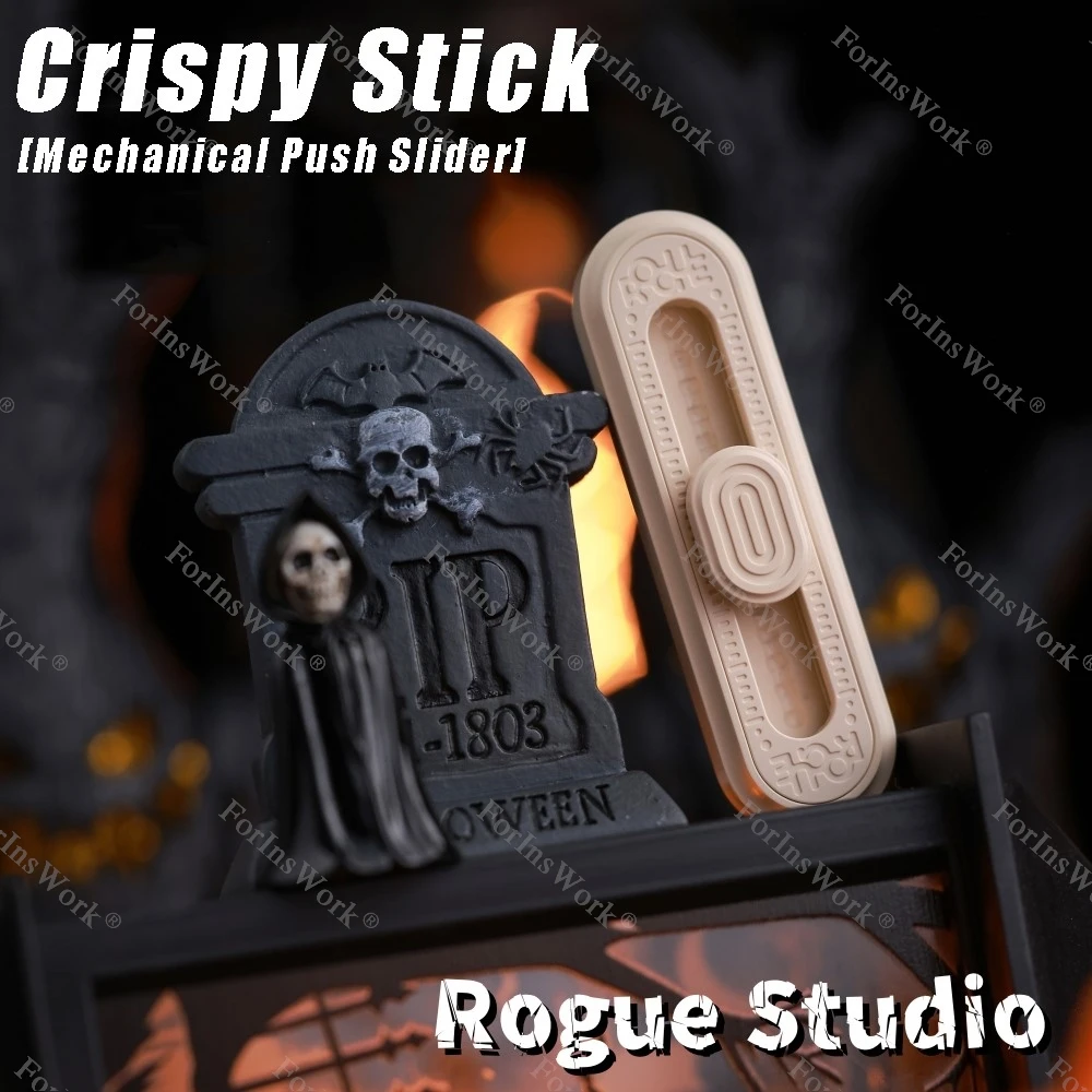 Rogue Studio Crispy Stick Mechanical Push Slider Desk Gadgets Stress Relief Toy Fidget Toys